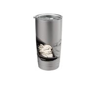 Cane Rilassato al Finestrino Auto Chillin Good Design Bicchiere termico in acciaio inox doppia parete