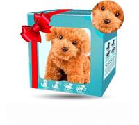 Cane robot 2025 per Versione aggiornata, Cane di peluche interattivo, Il mio cucciolo robot realistico che si comporta come un vero cucciolo - Cammina, abbaia, scodinzola, un cane giocattolo che cammi