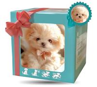 Cane Robot 2026 Cucciolo Intelligente, Animale Domestico Robot Realistico con Camminata, Abbaio e Interazione Emotiva | per Adulti, Bambini e Intrattenimento per Famiglie White Style B