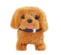 Cane robot - Cane di peluche elettrico, giocattolo interattivo morbido e realistico | Cani elettrici che scodinzolano e abbaiano per ragazzi, bambini in età prescolare, adolescenti, bambini, soggiorno
