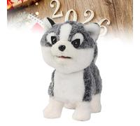 Cane Robot Cucciolo Robot Realistico Con Rilevamento Del Tocco, Mimica Della Voce, Suoni Realistici, Movimento Della Lingua E Della Leccatura, Guinzagli A Distanza, Morbide Pellicce Peluche D