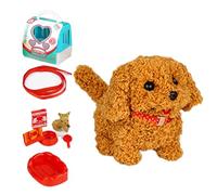 Cane robot, cucciolo robot realistico, cucciolo robot realistico, cuccioli robot realistici si comportano come un cucciolo reale | Pet peluche, animale di peluche elettronico interattivo, camminare