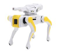 Cane robot intelligente, cane telecomandato, cucciolo programmabile interattivo, controllo vocale e telecomando, modalità di gioco: routine di danza e attività di apprendimento, ecc. (con piccolo