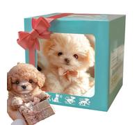 Cane Robot per Bambini, Cucciolo Giocattolo Cagnolino Interattivo Elettronico, Peluche Morbido, Giocattolo per Orsacchiotto Interattivo da Cucciolo Robot Realistico per Ragazzi e Ragazze F