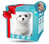 Cane Robot per Bambini, Cucciolo Giocattolo Cagnolino Interattivo Elettronico, Peluche Morbido, Giocattolo per Orsacchiotto Interattivo da Cucciolo Robot Realistico per Ragazzi e Ragazze B