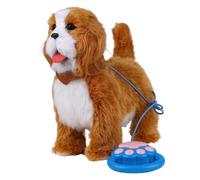 Cane Robot Realistico - Animale domestico elettronico di peluche che cammina abbaia | Cucciolo robot | Animale interattivo per bambini | Canta e cammina, peluche, alimentato a batteria