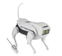 Cane Robot Telecomando - ABS elettronico 15 x 11,5 x 7 cm, giocattolo per cani per bambini con camminata, funzioni spruzzabili, mini animali domestici fai da te, cane robot camminatore | bambini