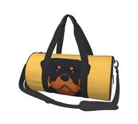 Cane Rottweiler, Borsone da viaggio di grande capacità Borsa rotonda Borsa da viaggio sportiva Borsa da viaggio Borsa da fitness