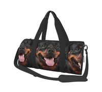 Cane Rottweiler, Borsone da viaggio di grande capacità Borsa rotonda Borsa da viaggio sportiva Borsa da viaggio Borsa da fitness