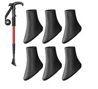 Cane Rubber Ends | Heavy Duty Anti-Slip Tips For Walking Sticks | Replacement Feet For Outdoor Activities