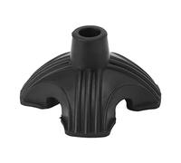 Cane Rubber Tips Replacement | 4 Prong Assisted Standing Stable Base for Stability | Walking Cane Tips for Seniors/Outdoor Use | Shock Absorbing Cane Foot Pads