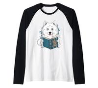 Cane Samoiedo, cucciolo come addestrare il tuo design umano Maglia con Maniche Raglan