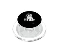 Cane sarcastico che dice che non sono pigro sto solo facendo un pisolino PopSockets PopGrip per MagSafe