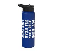 Cane sarcastico che dice: “Inclina la testa così”, come quel Stainless Steel Insulated Water Bottle
