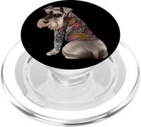 Cane Schnauzer con drago giapponese Tattoo Irezumi PopSockets PopGrip per MagSafe