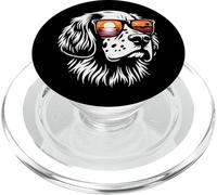 Cane Setter Inglese con occhiali da sole Graphic Design PopSockets PopGrip per MagSafe