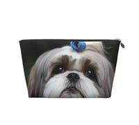 Cane Shih Tzu, Borsa da toilette Borsa per trucco Borsa per cosmetici Borsa da toilette da viaggio portatile