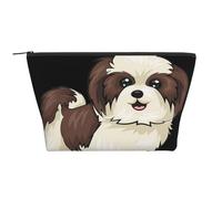 Cane Shih Tzu, Borsa da toilette Borsa per trucco Borsa per cosmetici Borsa da toilette da viaggio portatile