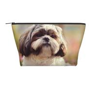 Cane Shih Tzu, Borsa da toilette Borsa per trucco Borsa per cosmetici Borsa da toilette da viaggio portatile