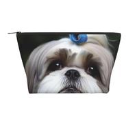 Cane Shih Tzu, Borsa da toilette Borsa per trucco Borsa per cosmetici Borsa da toilette da viaggio portatile