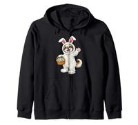 Cane Shih Tzu Come Coniglietto Pasquale Divertente e Carino per Ragazzi e Ragazze e Bambini Felpa con Cappuccio