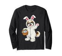 Cane Shih Tzu Come Coniglietto Pasquale Divertente e Carino per Ragazzi e Ragazze e Bambini Maglia a Manica