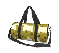Cane Silhouette West Highland Animale Ovest, Borsone da viaggio di grande capacità Borsa rotonda Borsa da viaggio sportiva Borsa da viaggio Borsa da fitness