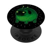 Cane Silly Alien Dog Meme Brainrot Meme Divertente Silly Pug PopSockets PopGrip Adesivo