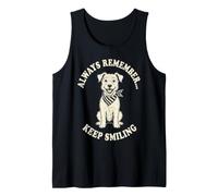 Cane Sorridente Ricorda Sempre Keep Smiling Design Canotta