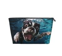 Cane subacqueo Boston Terrier, Borsa da toilette Borsa per trucco Borsa per cosmetici Borsa da toilette da viaggio portatile
