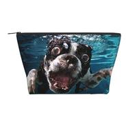 Cane subacqueo Boston Terrier, Borsa da toilette Borsa per trucco Borsa per cosmetici Borsa da toilette da viaggio portatile