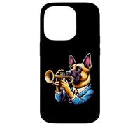 Cane Suona Tromba Abito Elegante Custodia per iPhone 14 Pro