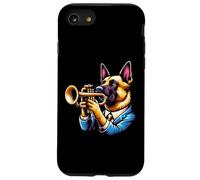 Cane Suona Tromba Abito Elegante Custodia per iPhone SE (2020) / 7 / 8