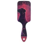 Cane Tarocchi carino pennello per diradamento Progettato bagnato asciutto pennello per capelli ricci con manico ergonomico cepillo para cabello rizado