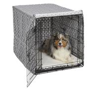 Cane Telo Copri Gabbia di Qualità Quiet Time Privato Garantire la Comfort, Grey