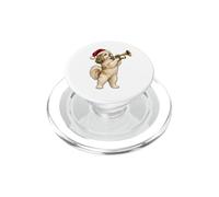 Cane tromba di Natale Havanese divertente PopSockets PopGrip per MagSafe