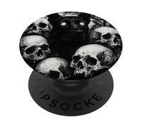Cane vuole un Halloween satanico con orrore gotico PopSockets PopGrip Adesivo