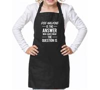 Cane Walking Is The Answer - Unisex Bambini Grembiule - Cani Animali Love Funny