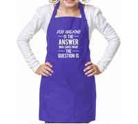 Cane Walking Is The Answer - Unisex Bambini Grembiule - Cani Animali Love Funny