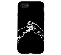Cane zampa e persone mano alta cinque Custodia per iPhone SE (2020) / 7 / 8