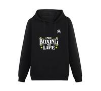 Canelo Alvarez No Boxing No Life Hoodies Pullover Hoody Black Sweatershirt L