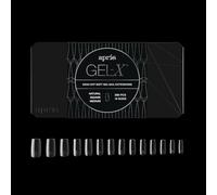 CANERO Gel-X Natural Square Medium Box of Tips | 280 Gel-X Tips, Premium Quality, 14 Sizes 00-9 | Half-sizes Included