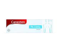 Canesten Crema Dermatologica, per il Trattamento di Micosi, Funghi della Pelle e Piedi, a base di Clotrimazolo 1%, con azione Antifungina e Antimicotica, Tubo da 30gr