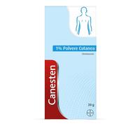 CANESTEN 1% Polvere cutanea 30 g Polvere
