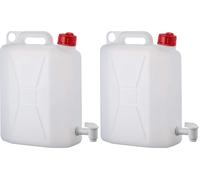 CANESTRI C/RUBINETTO PLASTICA P/ALIMENTI GRADUATI (Confezione da 2)