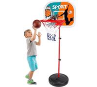 Canestro basket altezza regolabile con tabellone e palla per bambini SMALL 94937
