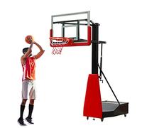 Canestro Basket Bambini Canestro da Basket Sollevabile per Adulti E Giovani, con Ruote per Un Facile Sistema Mobile Dunk Rack, può Sopportare 250 kg