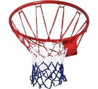 Canestro Basket da Muro in Ferro con Rete in Nylon per Esterno e Interno, 46cm Canestro Regolamentare Basket Ring Rosso 46cm Edizione 2024 Palmitessa