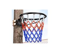 Canestro da basket da parete resistente, portatile, per interni ed esterni, senza trapano, bordo in acciaio, set regolabile per bambini e adulti