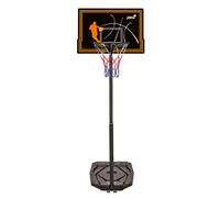 Canestro da Basket Esterno Altezza Allungabile 100-210 cm Base Zavorrabile Nero